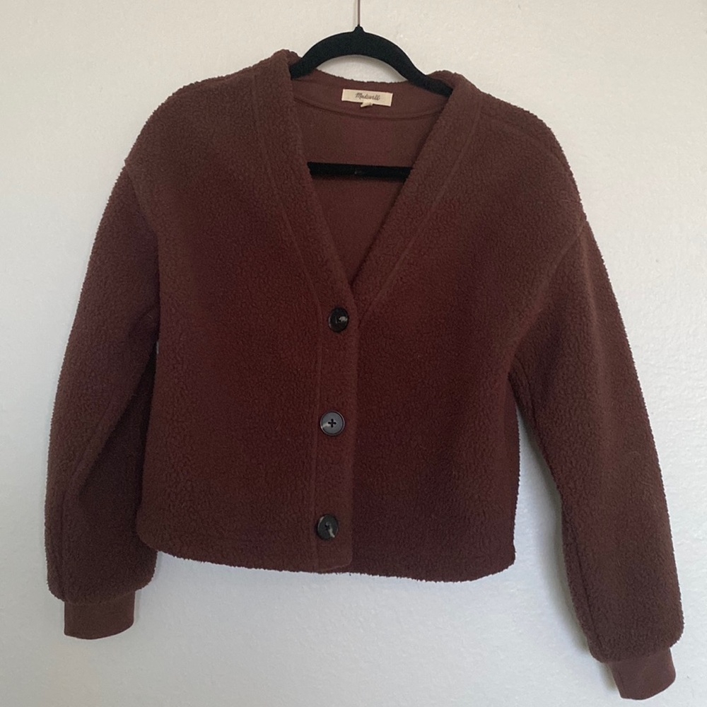 Madewell teddy cardigan